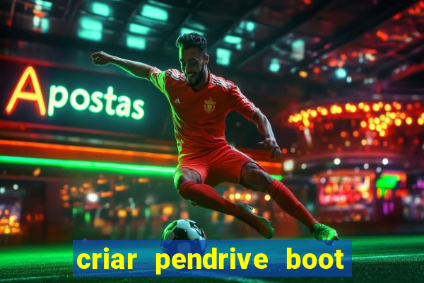 criar pendrive boot windows 10